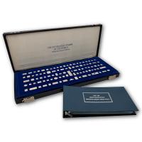 Deutschland - Franklin Mint 100 berühmte Briefmarken Set - Silber