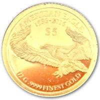 Fiji - 5 FJD American Eagle 2016 - 0,5g Gold