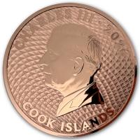 Cook Islands 0,10 CID Bounty 2026 1 Oz Kupfer Rückseite