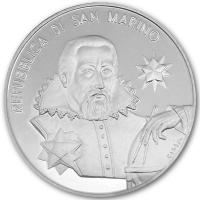 San Marino - 5 Euro 400 Jahre Kepler Astronomie 2009 - Silber PP
