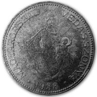 Ungarn - 2 Pengo Szent István (Heiliger Stephan) 1938 - Silber
