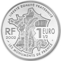 Frankreich - 1 1/2 Euro Monuments de France 2002 - Silber PP