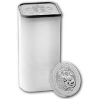 Großbritannien - 5 GBP Tudor Beasts (9.) The Royal Dragon 2026 - 2 Oz Silber