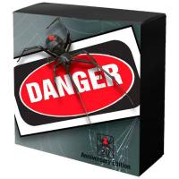 Tuvalu - 1 TVD Deadly & Dangerous 20. Jubiläum Rotrückenspinne (Red-Back Spider) 2026 - 1 Oz Silber PP Color