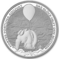 Tuvalu 1 TVD Ottifanten OTTO WAALKES SIGNATUR 2026 1 Oz Silber Rückseite