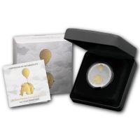Tuvalu 1 TVD Ottifanten: Ballonifant 2026 1 Oz Silber Gilded
