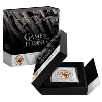 Neuseeland - Game of Thrones(TM): Targaryen Siegel - 1 Oz Silber