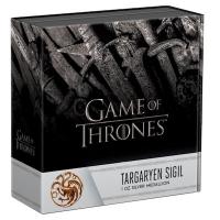 Neuseeland - Game of Thrones(TM): Targaryen Siegel - 1 Oz Silber