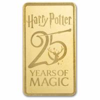Goldbarren Harry Potter(TM) 25. Jahrestag 0,5g Gold im Blister