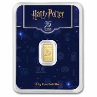Goldbarren - Harry Potter(TM) 25. Jahrestag - 0,5g Gold im Blister