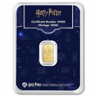 Goldbarren - Harry Potter(TM) 25. Jahrestag - 0,5g Gold im Blister