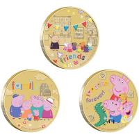 Tuvalu - 3x1 TVD Peppa Wutz 3-Coin Set 2026 - Münzen im Blister