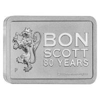Australien - Bon Scott 80. Jahrestag Silberbarren 2026 - 10g Silber