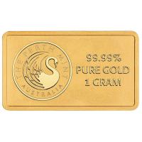 Australien Bon Scott 80. Jahrestag Goldbarren 2026 1g Gold Rückseite