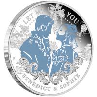Tuvalu - 0,5 TVD Bridgerton(TM): Benedict(TM) und Sophie(TM) 2026 - 1/2 Oz Silber PP Color