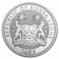 Sierra Leone - 1 Dollar Ägyptische Götter: Anubis (4.) 2023 - 1 Oz Silber