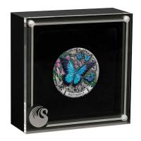 Australien - 2 AUD Schmetterling (Butterfly) 2026 - 2 Oz Silber Antik Finish Color