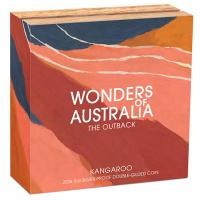 Australien - 8 AUD Wunder Australiens (Wonders of Australia) The Outback Kangaroo 2026 - 5 Oz Silber PP Gilded
