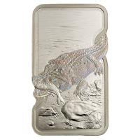 Niue 2 NZD Natures Grip: Nil Krokodil 2026 1 Oz Silber