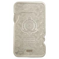 Niue 2 NZD Natures Grip: Nil Krokodil 2026 1 Oz Silber Rückseite