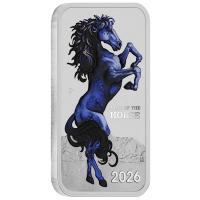 Australien 1 AUD Lunar Pferd Barren 2026 1 Oz Silber Color