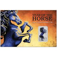 Australien - 1 AUD Lunar Pferd Barren 2026 - 1 Oz Silber Color