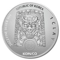 Südkorea Z:Sin Krieger: Tigris 2022 1 Oz Silber Rückseite