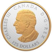 Kanada 125 CAD Murano Silberbläuling 2026 1/2 KG Silber PP Rückseite