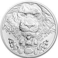 Niue - 2 NZD Tschechischer Löwe 2023 - 1 Oz Silber