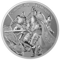 Niue - 2 NZD Camelot Serie: Arthur Pendragon (1.) 2023 - 1 Oz Silber