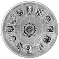 Niue 2 NZD Camelot Serie: Arthur Pendragon (1.) 2023 1 Oz Silber Rückseite
