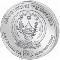 Ruanda 50 RWF Nautische Unze Great Eastern 2023 1 Oz Silber Rückseite