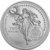 Niue 2 NZD Icons of Inspiration: Thomas Edison 2023 1 Oz Silber BU Rückseite