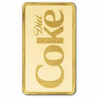 Goldbarren - Coca Cola(R) Diet Coke - 1g Gold im Blister