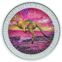 Australien - 1 AUD PerthMint Känguru Sundowner Edition 2026 - 1 Oz Silber Color