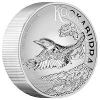 Australien 8 AUD Kookaburra 2026 5 Oz Silber Proof Incused