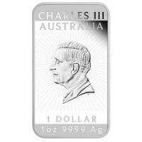 Australien 1 AUD Drachen Barren 2026 1 Oz Silber PP Rückseite
