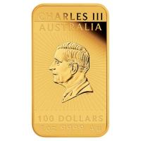 Australien 100 AUD Drachen Barren 2026 1 Oz Gold PP Rückseite