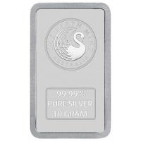 Dune(TM) Haus Atreides Silberbarren 10g Silber Rückseite