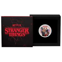 Tuvalu - 1 TVD Stranger Things Freunde lügen nicht 2026 - 1 Oz Silber Color
