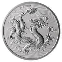 China - 10 Yuan Drache (Dragon) 2026 - 1 Oz Silber im Blister