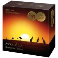 Australien - 10 AUD RAM Känguru 60. Jahrestag Australische Dezimalwährung 2026 - 1/10 Oz Gold PP