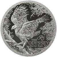 Südafrika - 5 Rand The Odyssey of the Sky: Kampfadler (2.) - 1 Oz Silber PP