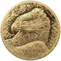 Südafrika - 50 Rand The Odyssey of the Sky: Kampfadler (2.) - 1/4 Oz Gold PP