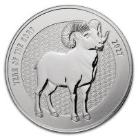 USA - Lunar Jahr der Ziege 2027 - 1 Oz Silber