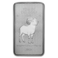 USA - Lunar Jahr der Ziege 2027 Silberbarren - 10 Oz Silber