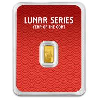 USA - Lunar Jahr der Ziege 2027 - 1g Gold