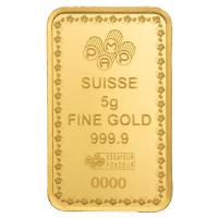 Goldbarren PAMP Suisse Diwali Lakshmi und die heilige Kuh 5g Gold Rückseite
