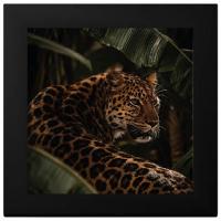 Cook Island - 20 CID Barre de Luxe: Leopard 2026 - 3 Oz Silber PP Color Gilded