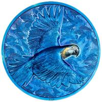 Cook Island - 5 CID Spektrum Papagei (Parrot) 2026 - 1 Oz Silber PP Color